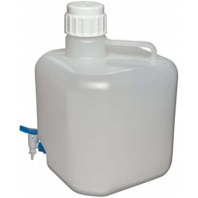 carboy square with spigot pp 20 l