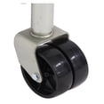thumbnail image 3 of 6 Inch Double Solid Wheel Sidewind Round Swivel Trailer Jack With Bolt On Capacity 650KG Jockey Wheel Boat RV Parts Accessories ,RV Tool, 3 of 7