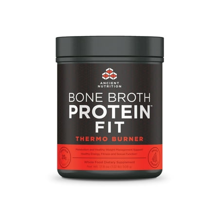 Ancient Nutrition, Bone Broth Protein FIT, Thermo Burner, 20