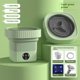 thumbnail image 3 of Green Foldable Washing Machine, Portable Washing Capacity 6 L for Baby Clothes Underwear Small Items（28*20*26cm）, 3 of 5