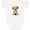 AA-White, variant on Kiniart Mini Goldendoodle Boys or Girls Baby Bodysuit