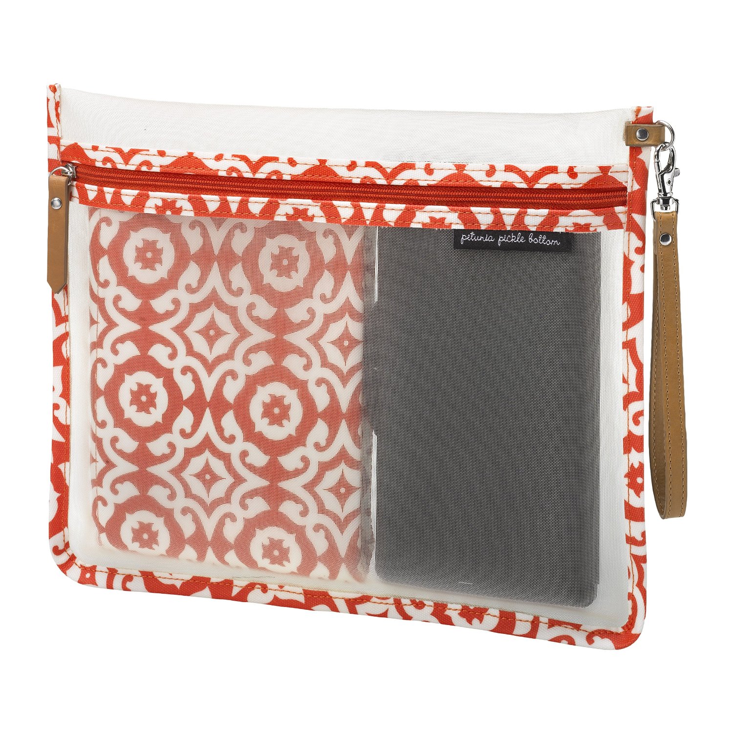 petrol With Baby on the go graphic Pattern of coated Cotton Wrap Bag Diaper Bag