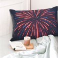 thumbnail image 4 of Fuzoiu Fireworks3 Print Pillow Case with Hidden Zipper,Pillow Covers,Soft and Comfortable Pillowcase-14"x20", 4 of 6