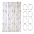 thumbnail image 3 of Homerr Shower Curtain Liner PEVA Shower Curtain Easy-Install Shower Curtain Set Waterproof, Tear-Resistant, 3 of 6