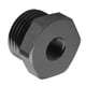 thumbnail image 2 of AN?10 ORB Hex Head Straight Thread Port Plug with NBR O Ring Boss Aluminum Reusable, 2 of 5
