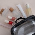 thumbnail image 4 of Ofertas Únicas 1 Pc Bolsa de Maquillaje de Viaje Transparente Portátil 7.09"x2.76" Poliéster Negro, 4 of 6