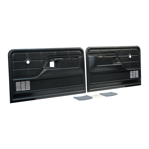 Dennis Carpenter Ford Restoration Door Panels Black 1973 1979 Ford