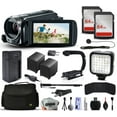 thumbnail image 1 of Canon VIXIA HF R500 HFR500 HD Camcorder Video Camera + 128GB Memory + Charger with Car/Euro Adapter + Action Stabilizer + LED Night Light + Cap Keeper + Large Case + Monopod + Dust Cleaning Kit + More, 1 of 7