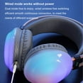 thumbnail image 5 of ZToonmas Rgb Bluetooth Headphones Over Ear Bluetooth Headset Rgb Streaming Dazzling Colour Lights Headband Headset Gaming Headset, 5 of 9