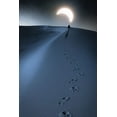 thumbnail image 2 of CVV 17x24 Gold Ornate Wood Framed with Double Matting Museum Art Print Titled - Walking Under The Silver Sand Moon, 2 of 4