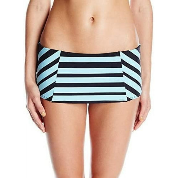 Coco Rave CLOUD We Love Stripes Skirted Bikini Swim Bottom, US X-Large