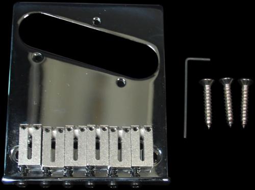 Fender 6-Saddle American Series Telecaster Bridge Assembly (Chrome)