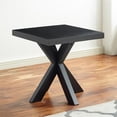 thumbnail image 1 of Harris Ebony Finish Wood Pedestal End Table, 1 of 4
