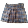 thumbnail image 1 of Falda plisada de rejilla para mujer Minifalda de cintura alta Faldas cortas de tenis A-Lineskirt Eigraketly FS9586-08, 1 of 3