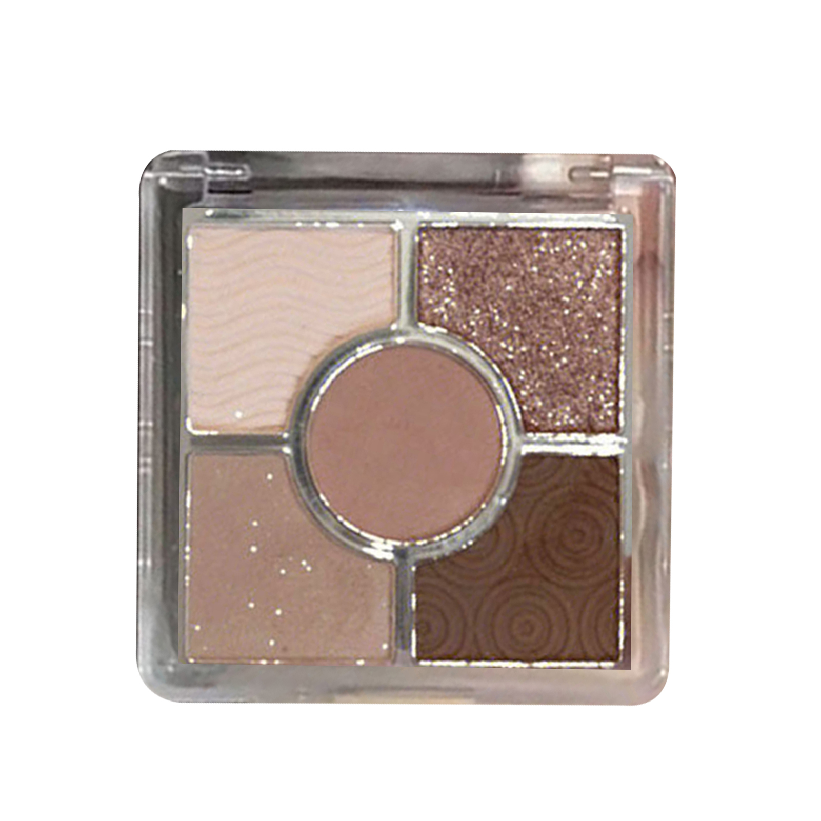 YMH Women Eyeshadow Palette Long Wear Pearlescent 5 Colors Paste Fitly