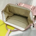 thumbnail image 3 of Korean Style Women Backpack Nylon Multi Pocket Rucksack Multifunction Book Bottle Girl with Pendent Large Capacity Shoulder Bag Travel Black, 3 of 9