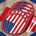 thumbnail image 4 of Weloille 24-Piece Independence Day Paper Plates 7/9 Inch, Disposable Patriotic Party Tableware, 4 of 6