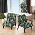 thumbnail image 1 of Designart "Exploratory Inner Harmony Meditation III" Yellow Floral Upholstered Accent Chair - Cottage Arm Chair For Bedroom, 1 of 1