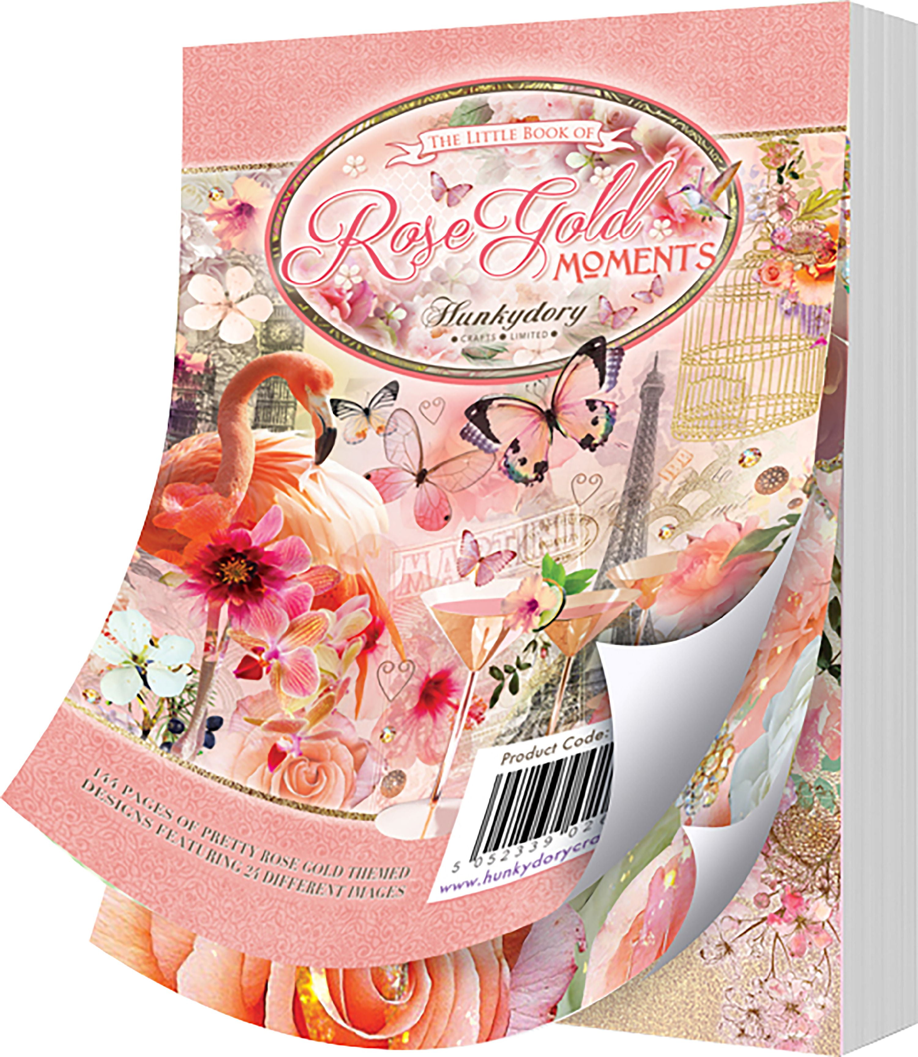 Hunkydory The Little Book Of A6 Paper Pad 144/PkgRose Gold Moments, 24