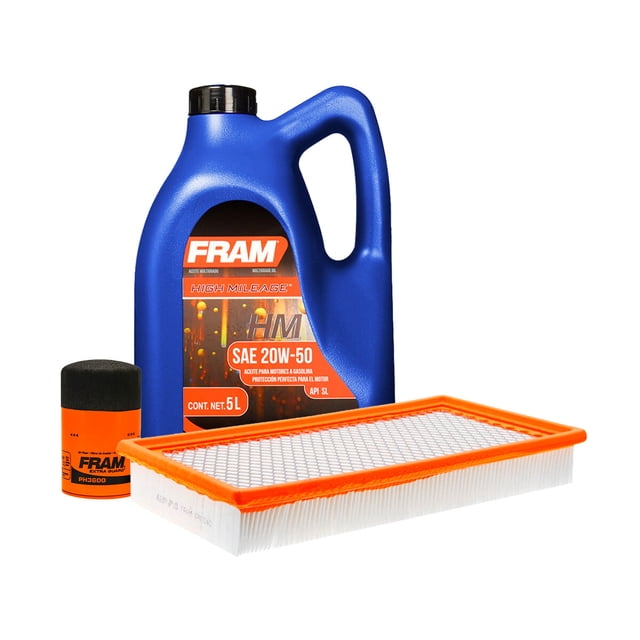Kit De Aceite Mineral 20W50 Kit De Afinación Sin Bujías Compatible con Ford Edge V6 3.5L DE 2007 A 2009