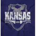 thumbnail image 2 of Kansas KS Pride Gameday Spirit Cool Men's Graphic T Shirt Tees Brisco Brands X, 2 of 6