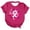 Hot Pink, variant on Tops For Women T-Shirts Breast Cancer Awareness Month Inspiring Pink Ribbon Graphic Dressy Casual Clothes