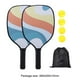 thumbnail image 3 of Juego De Paletas De Pickleball Paleta Pickleball con 4 bolas antideslizante para entrenamiento de competición (naranja) Sywqhk Para Estrenar, 3 of 8