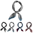 thumbnail image 2 of Coofit Écharpe de Cou Mode Bande Décorative Foulard Cheveux Polyvalent Carré Écharpe, 2 of 6