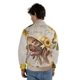 thumbnail image 5 of Happy Women's Day German Shorthaired Pointer Sunflower Vintage Proud Mom All Over Print 3D Baseball Jacket GSP Lover Dog Gift Bomber Jacket Softball - 02030, 5 of 6