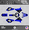 Blue, variant on Kalair GFX Graphics Kit for Kawasaki KLX125 (2003-2007) Nightcity Series