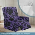 thumbnail image 3 of Kuiaobaty Crow Rose Print Recliner Chair Cover Dustproof Spider Web Reclining Sofa Slipcover Halloween Breathable Recliner Couch Cover Washable Reclining Slipcover with Elastic Bottom for Pets, 3 of 8