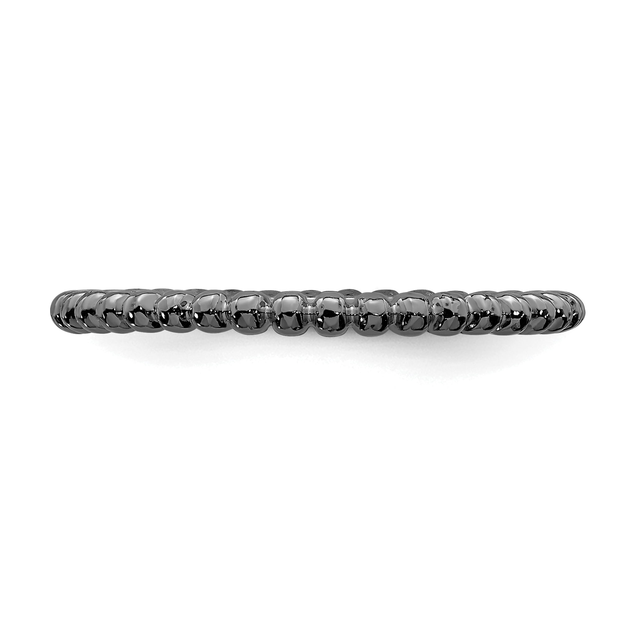 Sterling Silver Black-Plated Ring