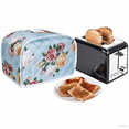 thumbnail image 6 of Numjaw 2 Slice Toaster Cover, Quilted Floral Kitchen Small Appliance Cover for Bread Maker, Microwave Oven, Fits Most Standard 2 Slice Toasters, Kitchen Accessories, 6 of 6
