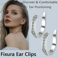thumbnail image 2 of 2025Ear Clip,Sparkling Zirconia Huggie Ears Corrector CuffGently Improve Ears Position,Adjustable Wrap Earrings For Unisex, Everyday Wear, 2 of 14