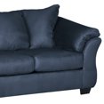 thumbnail image 4 of Roundhill Furniture Aruca Navy Blue Microfiber Pillow Back Sofa, 4 of 5