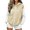 Khaki, variant on Tqcoqu Women's Color Block Zip Up Hoodie,Drawstring Hood Long Sleeve Kangaroo Pocket Loose Casual Sweatshirt Jacket Tops,2026 Fall Winter Trendy Clothes,Army Green Women's S-XXL