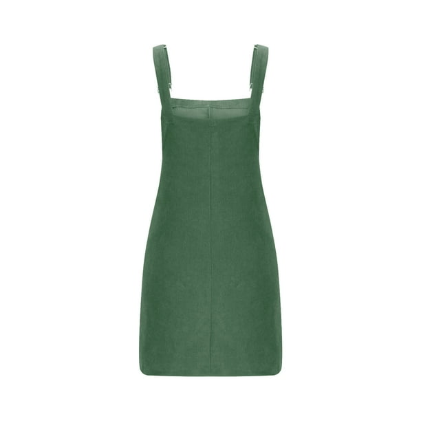 slim fit dress slacks 60s Jumper Dress in Olive Green and Cream Herringbone Tweed