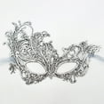 thumbnail image 2 of 2025 Femmes Maquillage Danse Protection Visage Peint avec Poudre d'Or Demi-Visage Carnaval Fête Protection Visage, 2 of 3