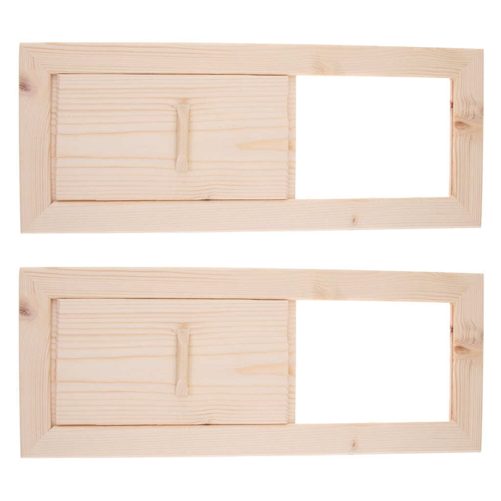 Louver Vent, Cedar Sauna Vent Grille, 13x5.1inch - Walmart.com