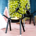 thumbnail image 4 of Ongmies Reindeer Votive Candle Holders, Black Reindeer Candlestick Holder - Vertical Christmas Tea Light Decor, Christmas Decorations Indoor, 4 of 7