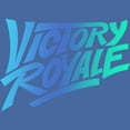 thumbnail image 2 of Women's Fortnite Victory Royale Gradient Logo Racerback Tank Top Royal Blue Heather Medium, 2 of 4