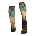 thumbnail image 2 of Bixox Forest Maple Leaf Husky Print Compression Socks,Compression Socks Women & Men Circulation for Medical,Running,Athletic, 2 of 7