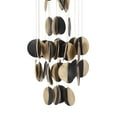 thumbnail image 5 of DecMode 17" Black Wood Jellyfish Inspired Geometric Windchime, 5 of 7