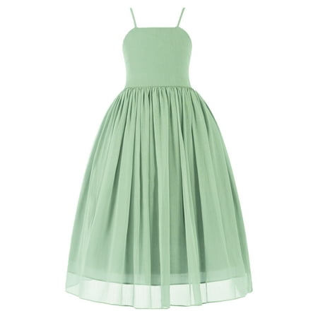 

Ekidsbridal Criss-Cross Chiffon Flower Girl Dress Pretty Princess Communion Baptism Ceremonial Gown 191 10