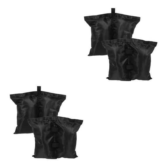 LAMIRO 4 pcs Heavy Duty Canopy Weight Bags Outdoor Canopy Weights Sandbag Tent Weights Extra Large Canopy Anchor Bags for Patio Umbrella