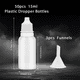 thumbnail image 2 of 50 Pequeñas Vacías con Gotero, de Plástico, con Punta Fina, 15 Ml, Gotero Portátil para Líquido, Color, 2 of 5