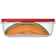 thumbnail image 1 of Rubbermaid EasyFindLids Food Storage Container, 2 L (8.5 Cup), Racer Red, 1 Pack, 1 of 4