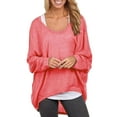 thumbnail image 1 of HIMONE Chandail-Over Ample pour Femmes, Manches Longues, Manches Chauve-Souris, Automne, 1 of 2