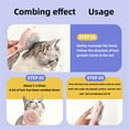 thumbnail image 6 of Pet Supplies Pet Grooming Combo Cat Hair Remover Brush & Dog Self Cleaning Massage Tool - One Click De Shedding Device for Cats and Dogs, 6 of 7