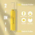 thumbnail image 2 of MAGIC-REFINER 2-in-1 Keycap Puller Switch Puller for Mechanical Gaming Keyboard, Stainless Steel Switch Removal Key Caps Remover Tool for Mechanical Keyboard for Removing Fixing Keyboard Tools-Yellow, 2 of 7